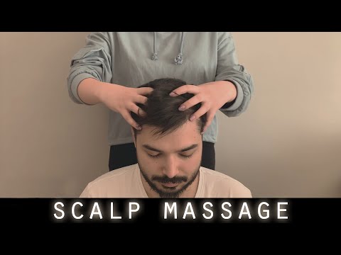 ASMR | Relaxing scalp massage (Whispering)