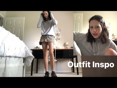 Outfit Inspiration & Trying On My Clothes AMSR