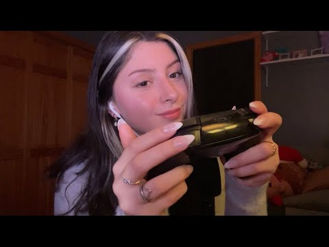 ASMR fast 4 minutes of controller sounds button clicking & tap tap tapping for sleep