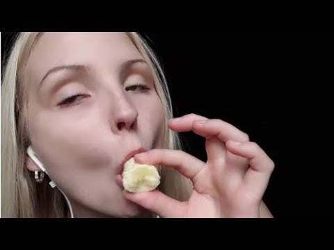 ASMR Banana Eating - Licking, Chewing and Eating Sounds