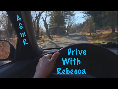 ASMR Special Request/Driving (No talking) Fall scenery/Steering wheel, Stick shift, blinker sounds
