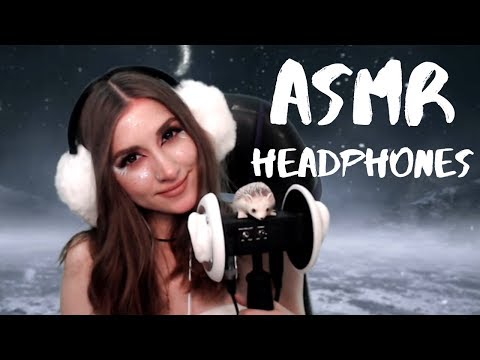 ASMR breathing, touching headphones | АСМР дыхание
