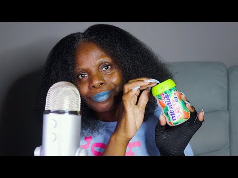 WATERMELON MENTOS GUM ASMR CHEWING gum