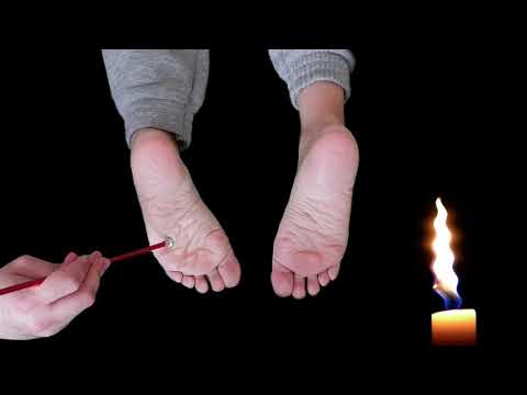 ASMR | Candle light foot massage and tickling