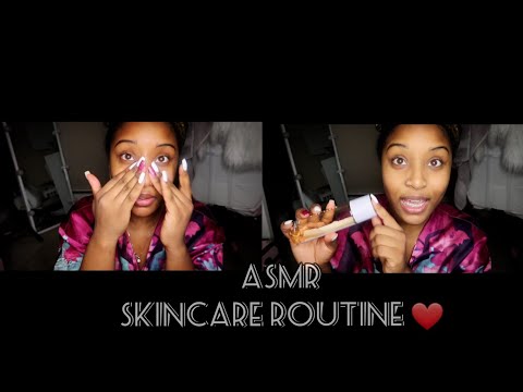 [ASMR] Doing My Skin Care Routine ❤️ 💆🏽‍♀️