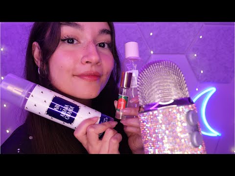 ASMR Tingly CLOSE Whispering - August Monthly Favorites (Tapping, Overexplaining, Triggers)