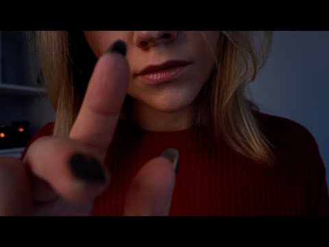 ASMR Hand Movements Affirmations Whispering | Up Close Hypnosis Personal Attention | Face Touching