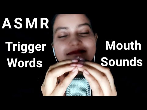 ASMR Trigger Words With Sensitive Mouth Sounds & Whispering