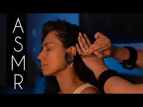 👂🏼 Calming ASMR Ear Soft Massage and Brushing