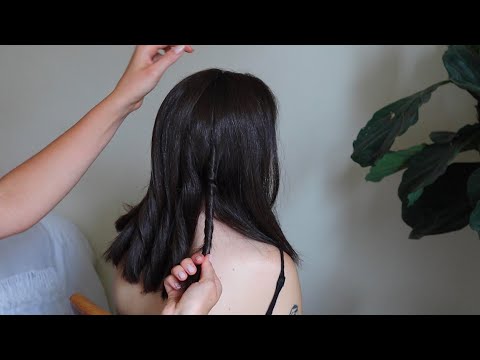 ASMR 35 triggers to relax & fall asleep quickly - hair-end pulling, scratching,etc. on Livvy 🦋
