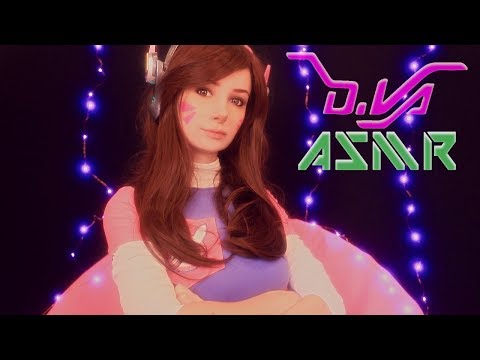 ASMR TRIGGERS w/ OVERWATCH D.VA 🐰 Tapping ⑊ Typing ⑊ Controller Sounds ⑊ Clicking