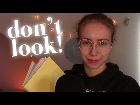ASMR you can watch with your eyes CLOSED 📒🐚 (over-)explaining triggers for you