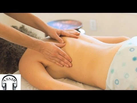 ASMR Back Massage, Christen #1, Relaxing Massage Therapy Techniques