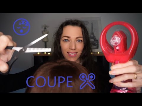 ASMR COIFFEUSE Coupe ✂️😴