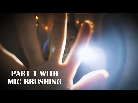 Mic brushing & Visual triggers 🎤✨ ASMR • Light tracing • Hand movements