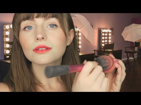 [ASMR] Makeup Artist Roleplay - personal attention, face brushing