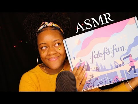 ASMR Winter V2 Unboxing With FabFitFun 💖 (Tapping, Crinkles..) ❄️