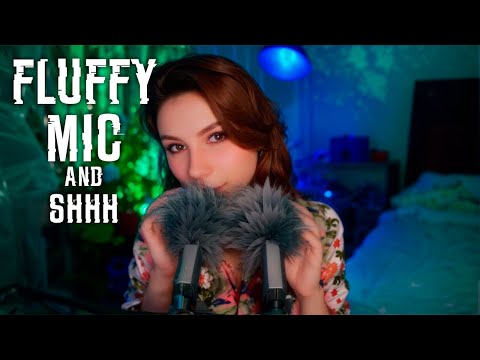 ASMR Fluffy Mic Soft Strokes and Soothing Shhh