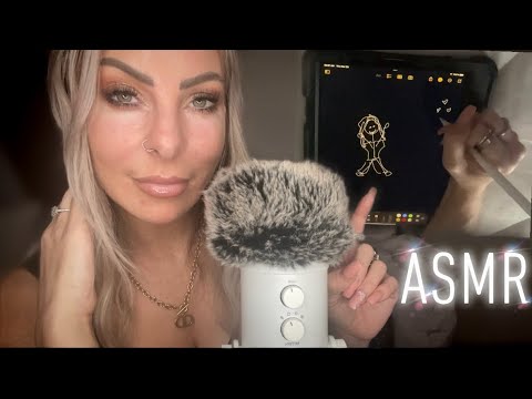 ASMR Draw ✍️ My Life Memories With Poppa Edition With A Close Clicky Whisper To Ease Anxiety 💤
