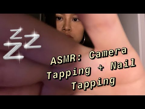 ASMR: Camera / Lens Tapping + Nail Tapping (with Gum Chewing)