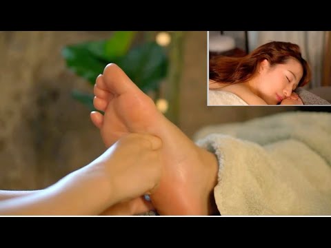 【ASMR】うつ伏せ 仰向け両方⭐︎至福の足つぼオイルマッサージ／Japanese foot massage for sleep
