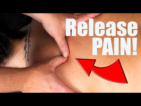 [ASMR] Deep Tissue Upper Back & Shoulder Massage with Trigger points to Ease Pain and Stiffness