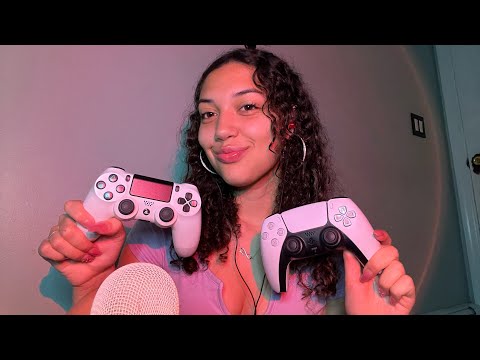 ASMR~ fast tapping & scratching on ps5/4 controllers 🎮 part 3 !