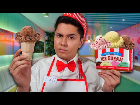 ASMR | Rude 1950's Ice Cream Parlor Role Play