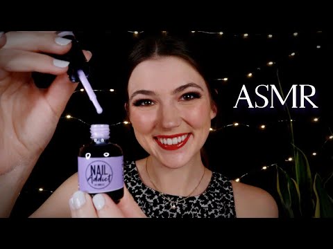 ASMR Doing Your Nails │ Gel Manicure and Hand Massage