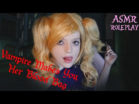 ASMR Roleplay | Goth Vampire Girl Makes You Her Blood Bag (soft spoken)