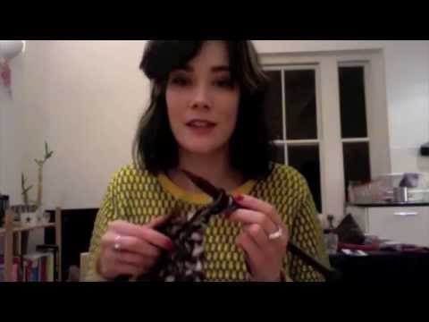 ASMR (softly-spoken) with knitting and needle sounds