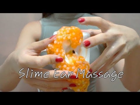 [노토킹 ASMR] 찐득하고 자극적인 슬라임 귀마사지 + 이어 커핑 Intense Slime Ear Massage, Touching, Cupping Sounds