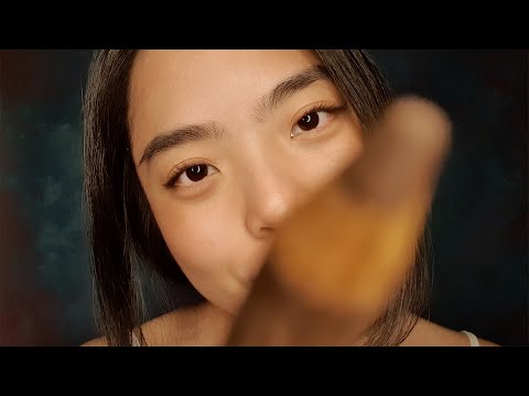 [ASMR] Hold Still While I Draw On Your Face ✧ Close Up Personal Attention
