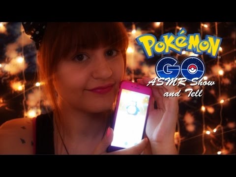 ASMR Pokemon Go! Show & Tell with Tongue Clicking, Breathy Whispers, Mouth Sounds