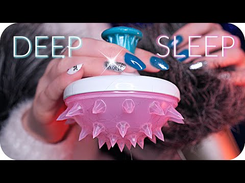 ASMR BRAIN~MELTING Fluffy Mic Massage 💤 (NO TALKING) Deep, Soft & Bassy for Headache Relief & Sleep