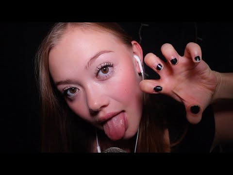 ASMR UP CLOSE LENS LICKING FOR SLEEP👅❤️💦