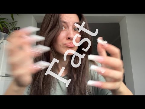FAST ASMR IN 12 MINUTES ( Fast tapping and Scratching ) 🚫 NOT FOR SENSITIVE EAR 👂