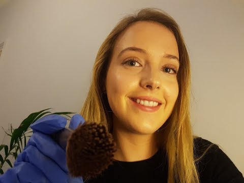 ASMR Skin Doctor Examination Role Play Part Two - Brushing, Chewing, Typing & Personal Attention