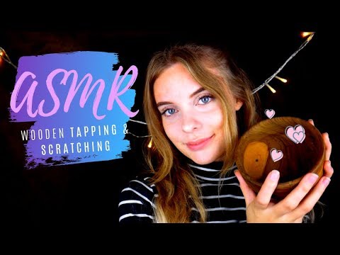 Super Cozy [ASMR] Wooden Tapping & Scratching