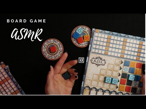 ASMR Board Games - Azul ⭐ Tapping & Tracing ⭐ Soft Spoken