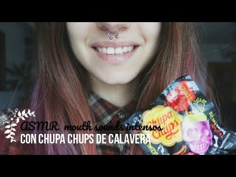 ASMR Mouth sounds intensos con chupa chups. 20 minutos en español / Nadira ASMR
