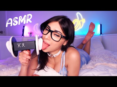 ASMR THE BEST EAR LICKING OF YOUR LIFE...UH OH 👅 👀  (& Channel Update!) EXTREMELY SENSITIVE  🌩