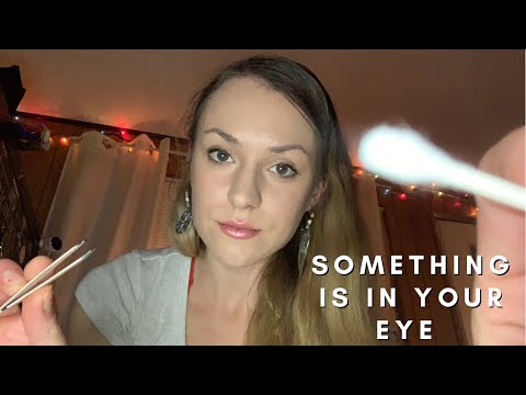 SOMETHING IS IN YOUR EYE ROLEPLAY ASMR | CLEANING YOUR EYES ASMR | EXTREMELY TINGLY WHISPER ASMR