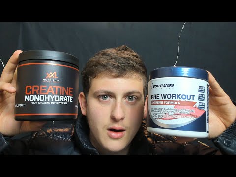 ASMR What i take Before Workouts 🏋️‍♂️- Pre workout, Creatine 💪 , Protein shake & Many more!!!