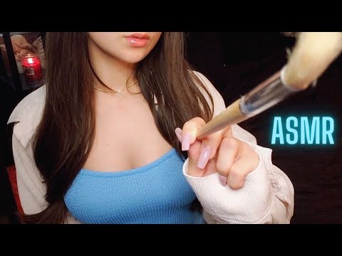 ASMR Fast & Aggressive Face Touching, Face Brushing Tapping & Scratching Items On Your Face✨ Tingles