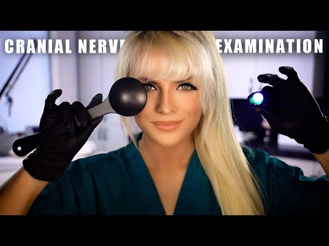 Walk-In Clinic Cranial Nerve Examination & Physical | ASMR (detailed personal attention)
