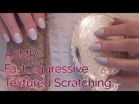 ASMR Fast Aggressive Textured Scratching