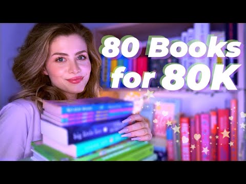 ASMR | Reading 80 Books to You 📚✨ (to celebrate 80,000 subscribers!!)