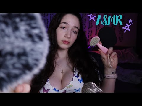 ASMR Brain Scratching For Deep Relaxation | Mic Touching, Brushing, Fluffiness (No Talking)