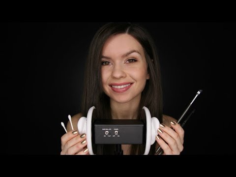 ASMR - Ear Cleaning // With Cotton & Brushes
